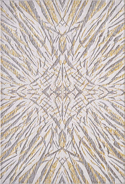 Kas Luna 7146 Ivory Gold Illusions Rug