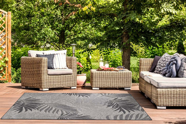 Kas Provo 5785 Grey Palms Rug