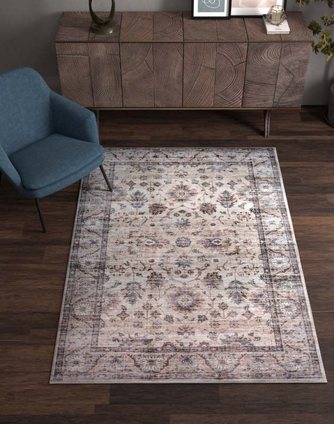 Kas Roxy 2819 Beige Kashan Rug
