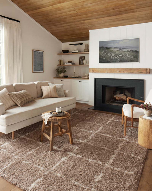 Angela Rose x Loloi Amira AMI-04 Khaki Ivory Rug