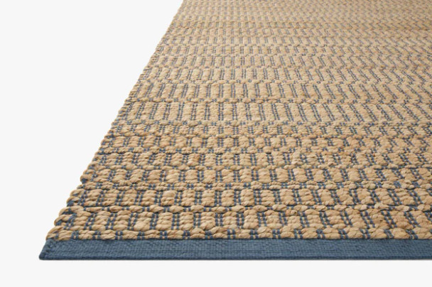 Angela Rose x Loloi Colton CON-05 Natural Navy Rug