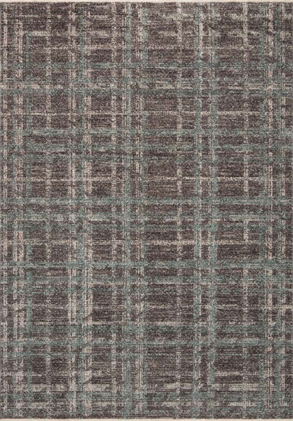 Angela Rose x Loloi Ember EMB-08 Espresso Multi Rug