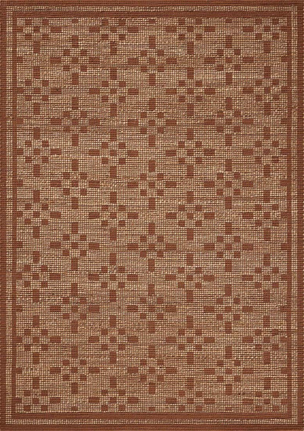Chris Loves Julia x Loloi Judy JUD-07 Natural Spice Rug