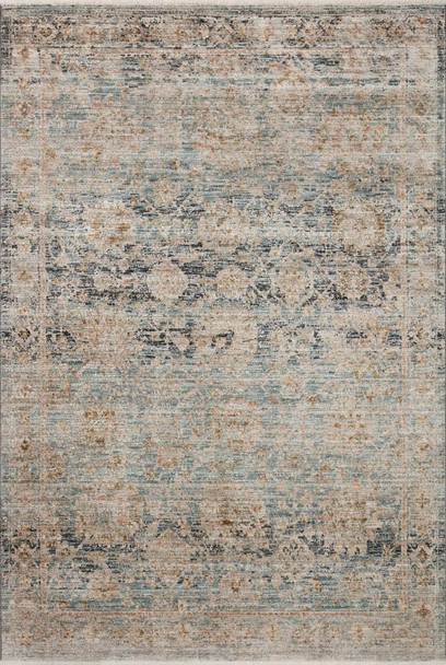 Jean Stoffer x Loloi Katherine KES-02 Ocean Coral Rug