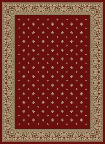 Concord Ankara 6300 Pin Dot Red Area Rug