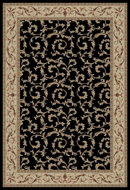 Concord Jewel 4393 Veronica Black Area Rug