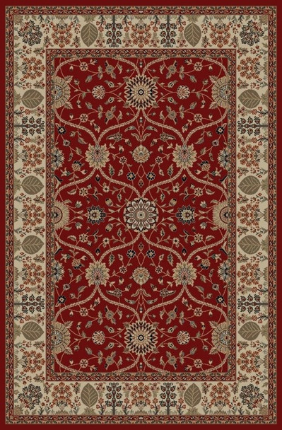 Concord Jewel 4900 Voysey Red Area Rug