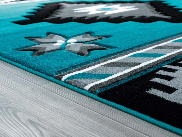United Weavers Bristol 2050 10469 Caliente Turquoise Rug