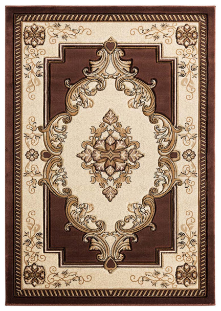 United Weavers Bristol 2050 10551 Fallon Chocolate Rug