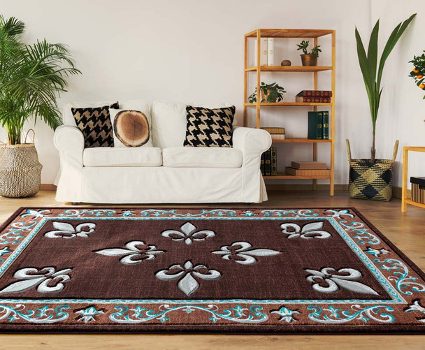 United Weavers Bristol 2050 11069 Casselton Turquoise Rug