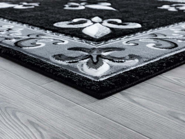 United Weavers Bristol 2050 11070 Casselton Black Rug