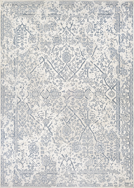 Couristan Marina Lillian 8974-0567 Oyster Slate Blue Area Rug