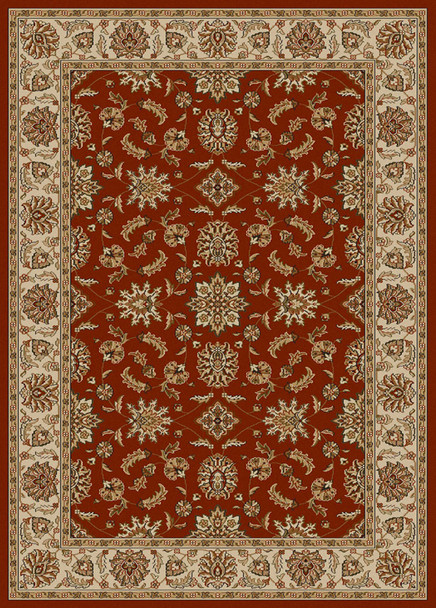 Como 1592 Brick Rug by Radici