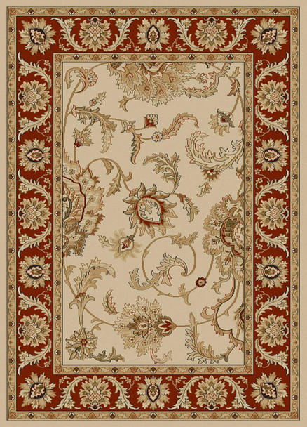 Como 1621 Ivory Brick Rug by Radici