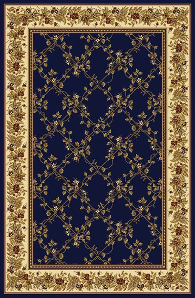 Noble 1427 Navy Rug by Radici