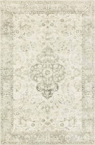 Loloi Rosette ROS-02 Ivory Silver Rug