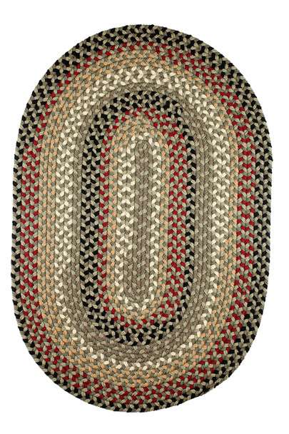 Rhody Mayflower MF63 Moss Green Area Rug