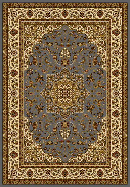 U.W. Affinity 750-01067 Sarbaz Blue/Grey Rug