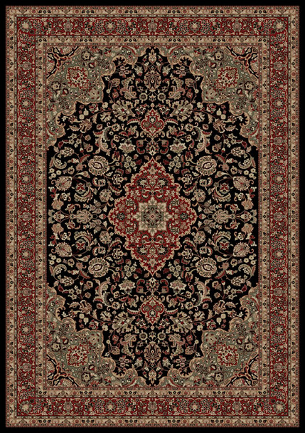 World WO03 Black Rug
