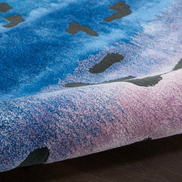 Nourison Prismatic PRS23 Black Multi Rug