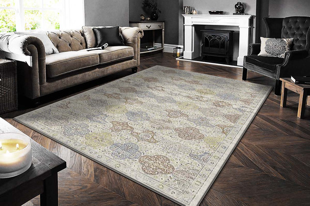 Dynamic Ancient Garden 57279 9295 Cream Multi Rug
