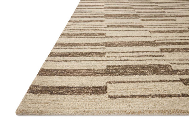 Chris Loves Julia x Loloi Polly POL-04 Beige Tobacco Rug