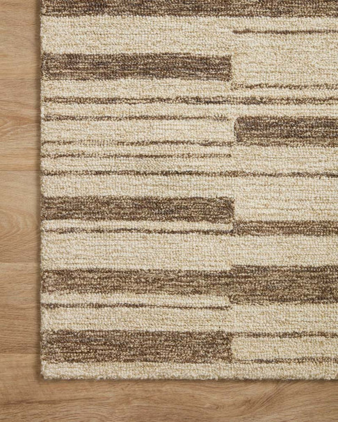 Chris Loves Julia x Loloi Polly POL-04 Beige Tobacco Rug