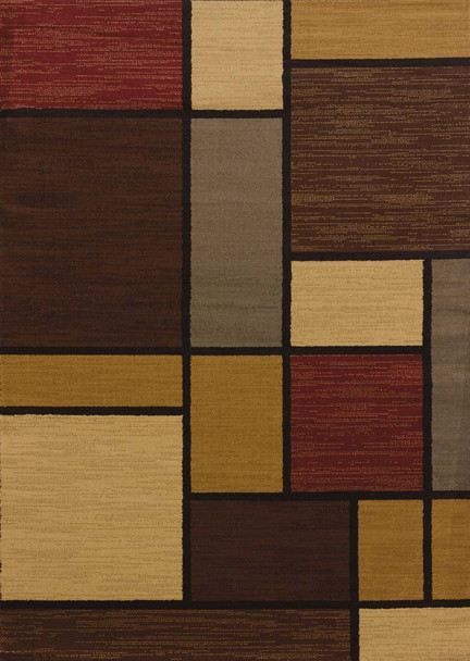U.W. Affinity 750-00675 Rhombus Multi Rug