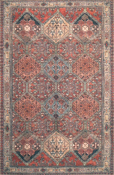 Kas London 4807 Multicolor Panel Rug