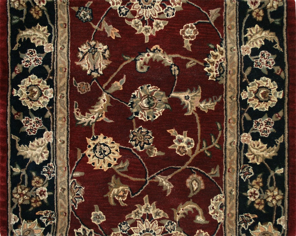 Nourison 2000 2002 Burgundy Traditional Carpet Stair Runner
