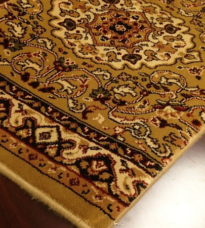World WO05 Gold Traditional Carpet Stair Runner
