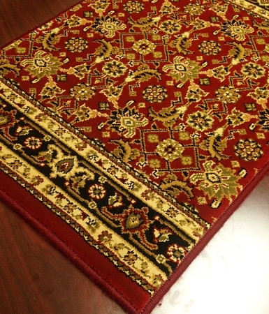 World WO07 Wine Traditional Carpet Stair Runner