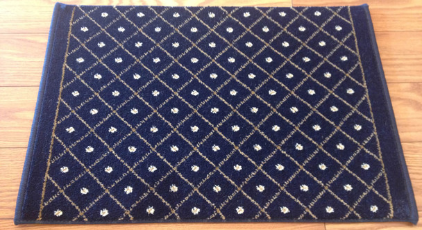 Como 782 Navy Carpet Stair Runner