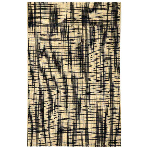 Capel Etching 2573-340 Black Rug