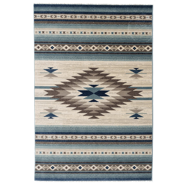Capel Julius-Navajo 3465-340 Grey Rug