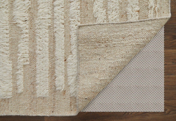 Feizy Ashby 8910F White Tan Area Rug