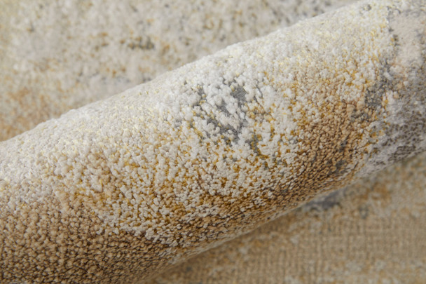 Feizy Astra 39L3F Gray Gold Ivory Area Rug