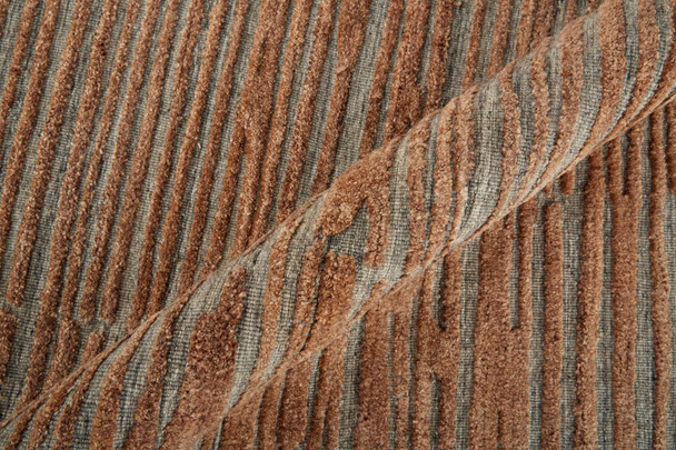 Feizy Braeside T8005 Orange Gray Area Rug