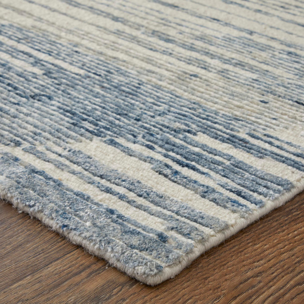 Feizy Brighton 69CHF Ivory Blue Silver Area Rug