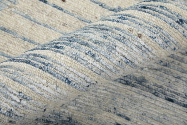 Feizy Brighton 69CHF Ivory Blue Silver Area Rug