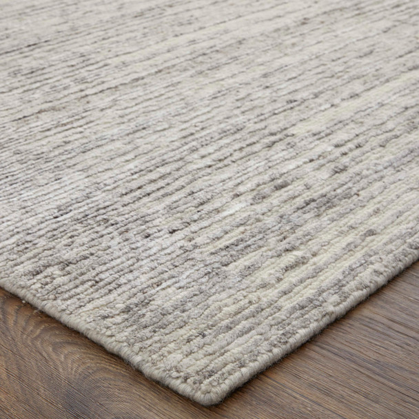 Feizy Brighton 69CHF Ivory Taupe Silver Area Rug