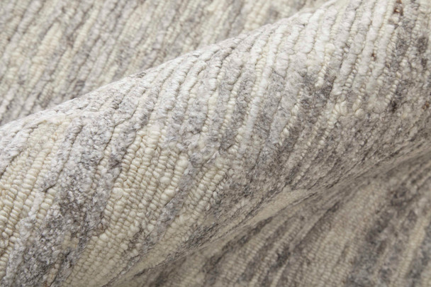 Feizy Brighton 69CHF Ivory Taupe Silver Area Rug