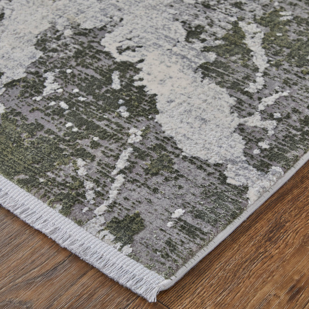 Feizy Cadiz 39N6F Gray Green Taupe Area Rug