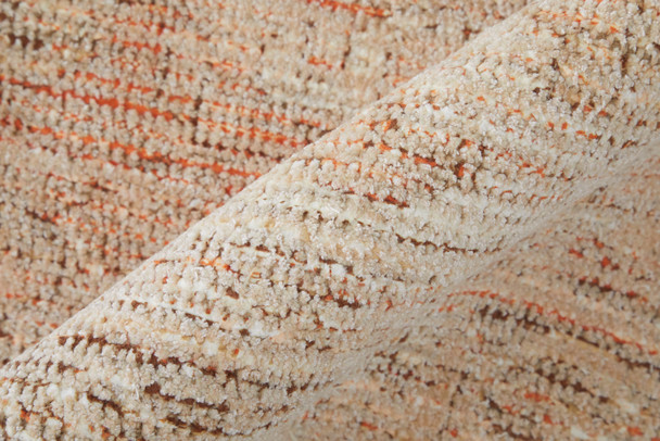 Feizy Caldwell 8977F Orange Tan Ivory Area Rug
