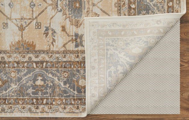 Feizy Celene 39KVF Tan Ivory Gray Area Rug