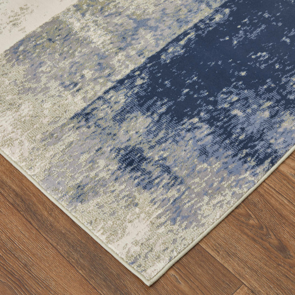 Feizy Clio 39K3F Blue Green Ivory Area Rug