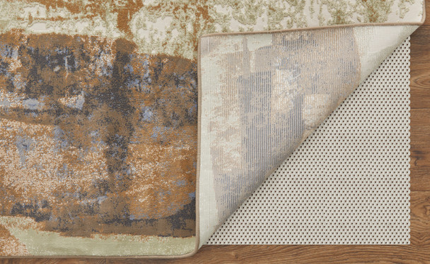 Feizy Clio 39K6F Brown Blue Ivory Area Rug