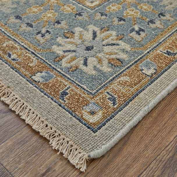 Feizy Corbitt 0612F Blue Brown Gray Area Rug