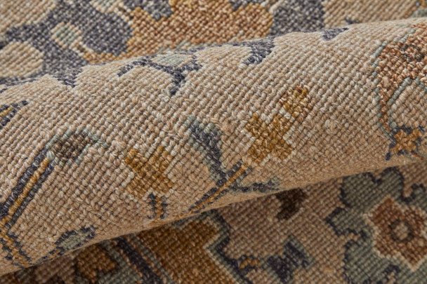 Feizy Corbitt 0613F Tan Blue Gold Area Rug