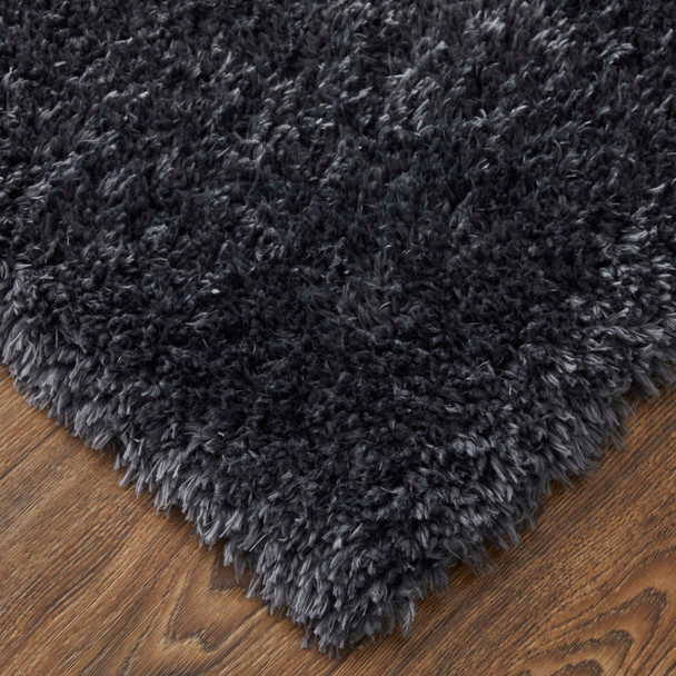 Feizy Darian 39K0F Black Area Rug